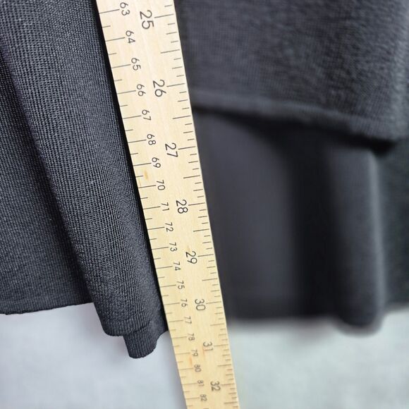 Howard Wolf Escape Cardigan XL Black VTG Metallic Trim Removable Shoulder Pads - Picture 9 of 16